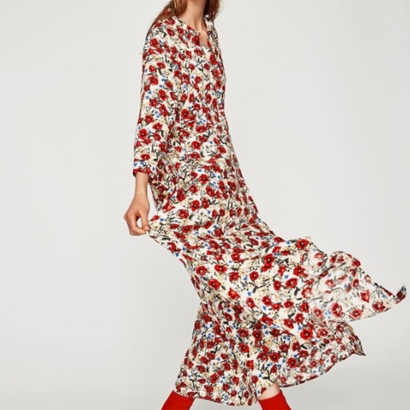 Zara | Maxi Floral Dress - Picture 2 of 7